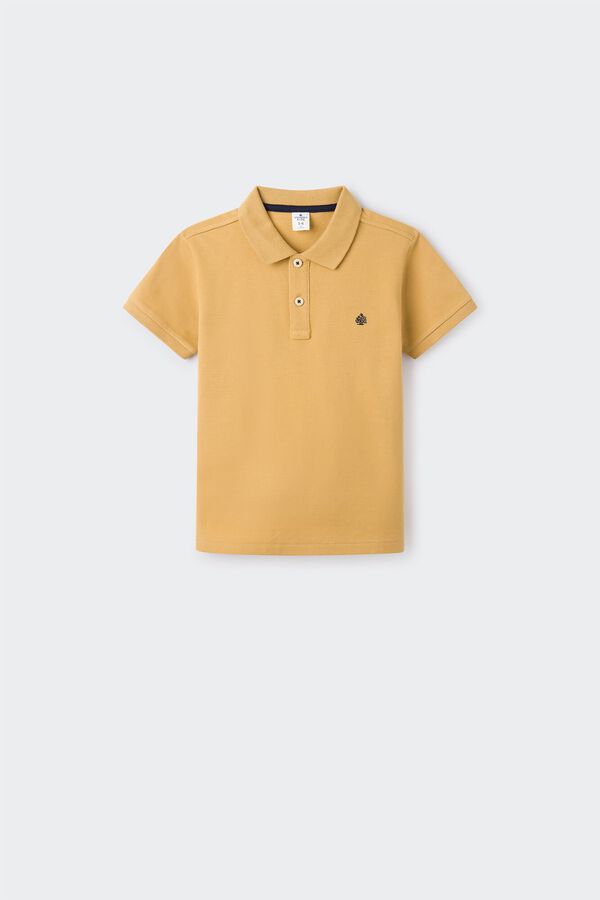 Springfield Kids Polo b&aacute;sico logo menino estampado