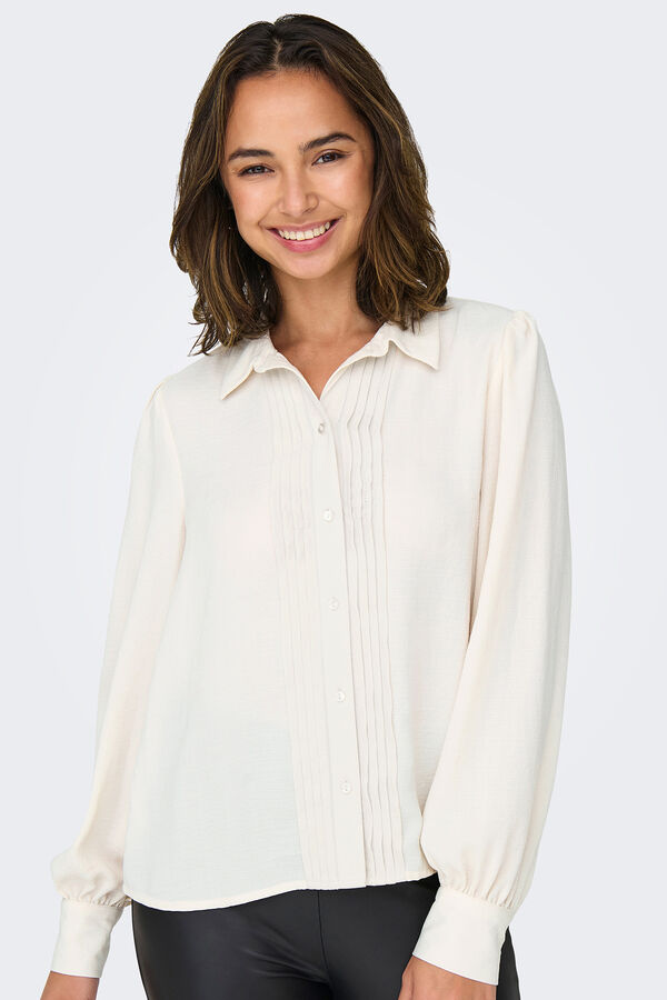 JDY Camisa de manga comprida  branco