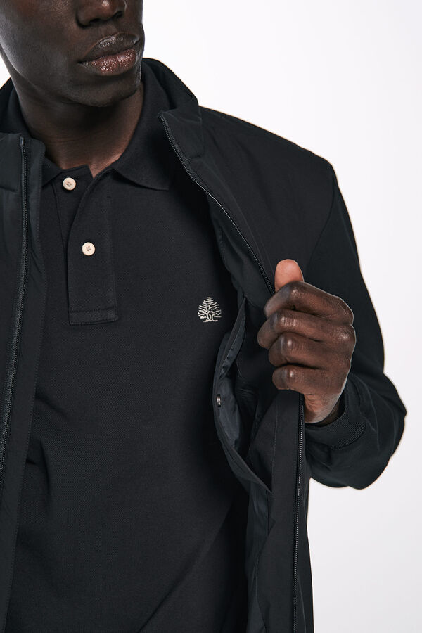 Springfield Chaqueta acolchada combinada negro