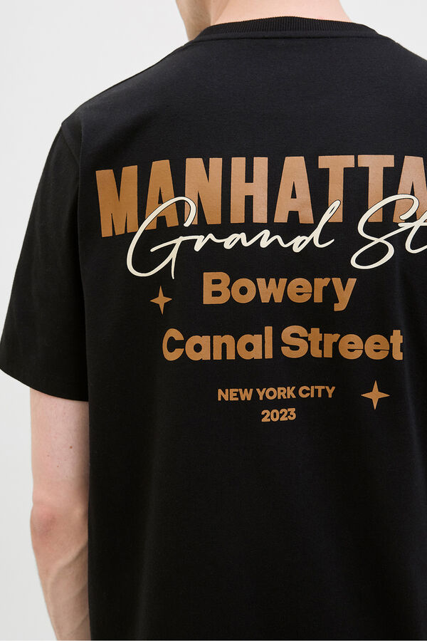 JJ REBEL Camiseta back print negro