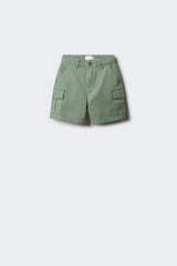 Springfield Kids Bermuda chino cargo de menino verde