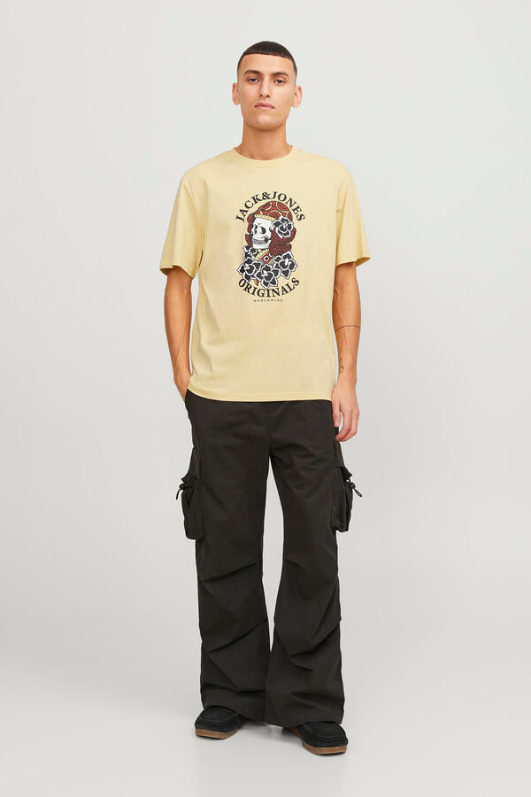 Jack & Jones Camiseta fit estándar amarillo