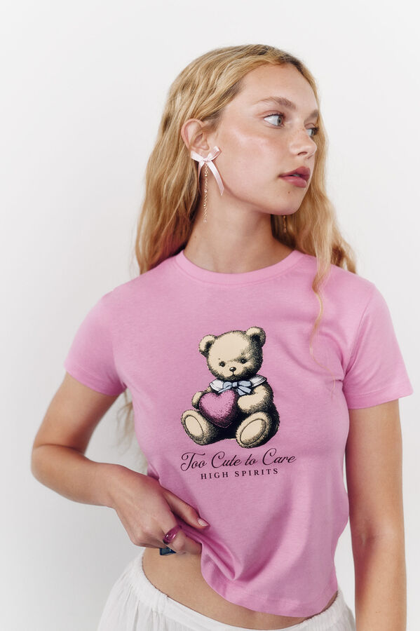 High Spirits Camisa "Geleia" rosa