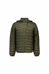 Blend Casaco acolchoado com capuz verde