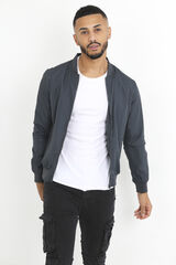 Brave Soul Chaqueta bomber gris