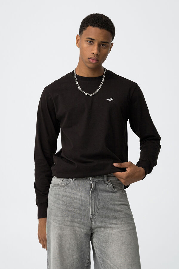 Tiffosi Young Camiseta manga larga negro