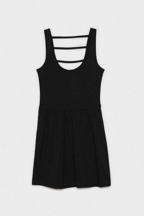 Inside Vestido Tiras Espalda negro