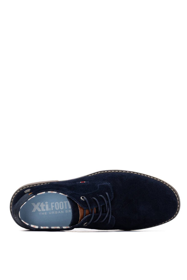 XTI Sapatos Blucher Cl&aacute;ssico azul