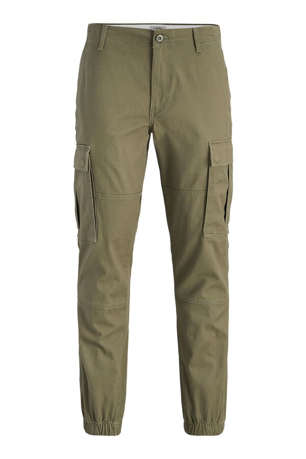 JJ REBEL Cal&ccedil;as cargo slim fit verde