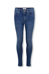 Only Girls Cal&ccedil;as jeans skinny para meninas azul