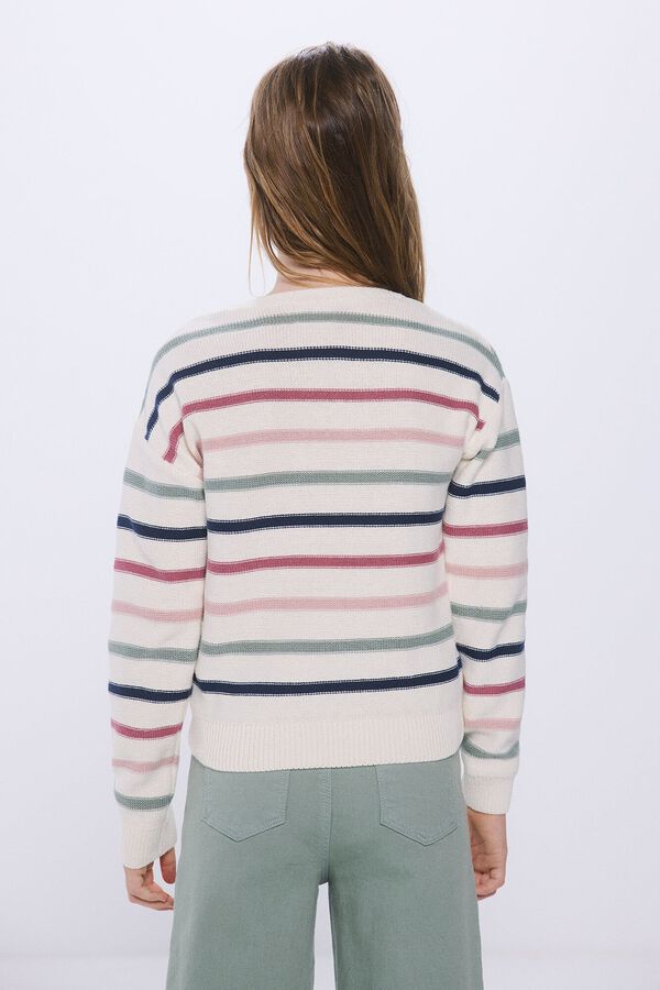 Springfield Kids Jersey rayas ni&ntilde;a beige