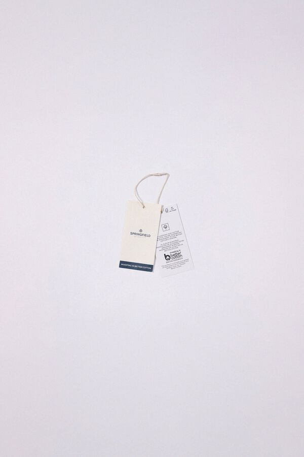 Springfield Sudadera b&aacute;sica cremallera azul