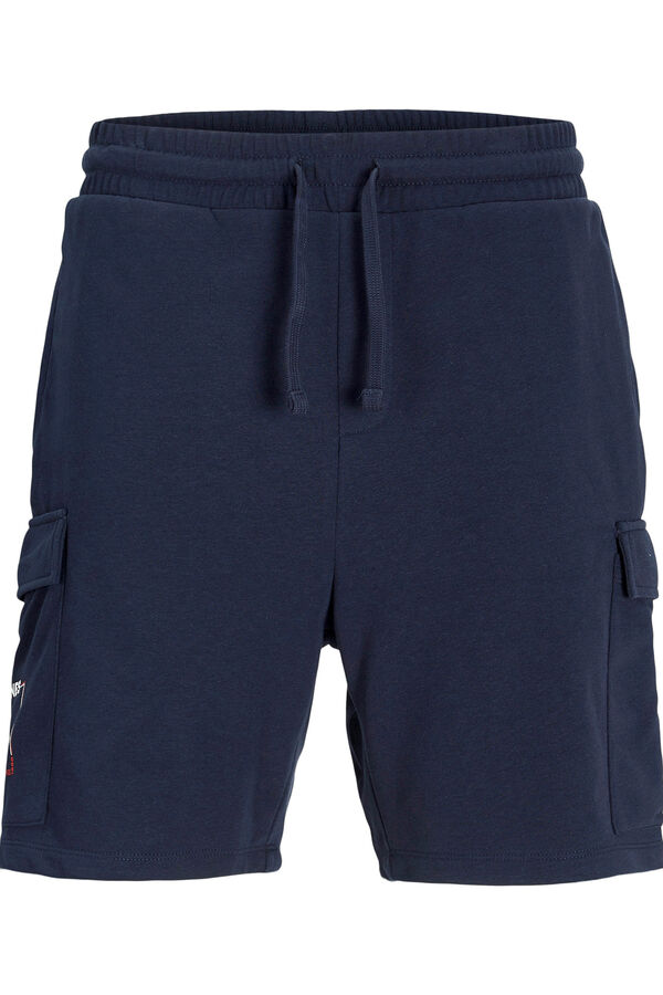 Jack & Jones Short relaxed fit estilo jogger azul