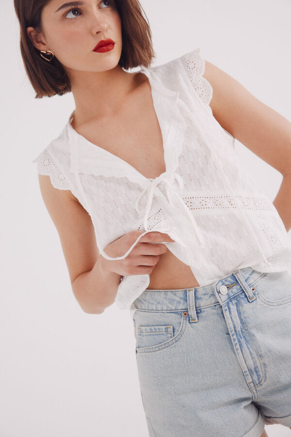 Springfield Shorts de mãe  azul