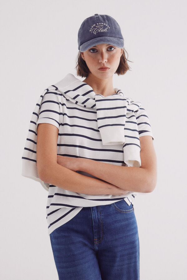 Springfield Jeans culotte azul