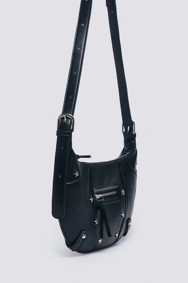 Springfield Bolso bandolera estrellas negro