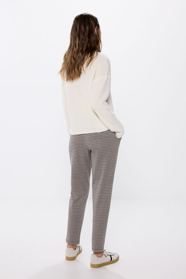 Springfield Pantal&oacute;n jogger punto circular gris