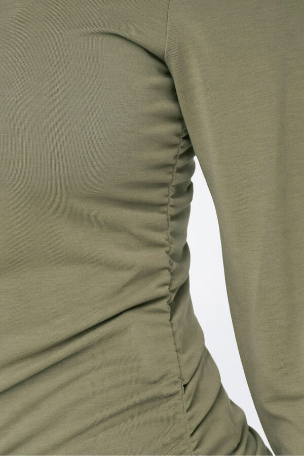 Only Top de manga comprida manga estampado