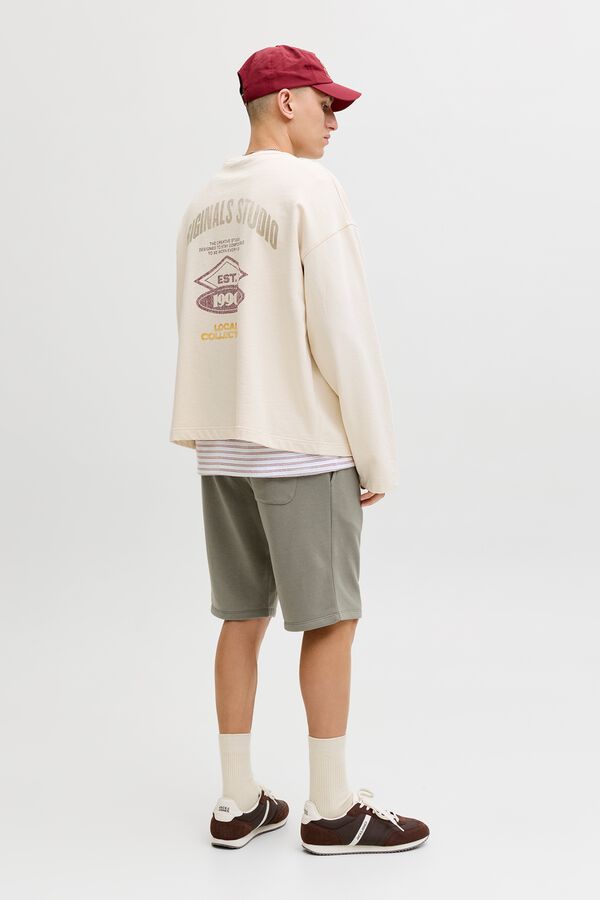 Jack & Jones Bermuda jogger regular fit gris