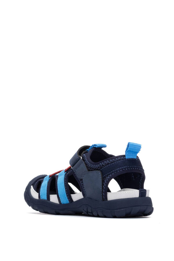 XTI Kids Sandalias cangrejeras velcro azul