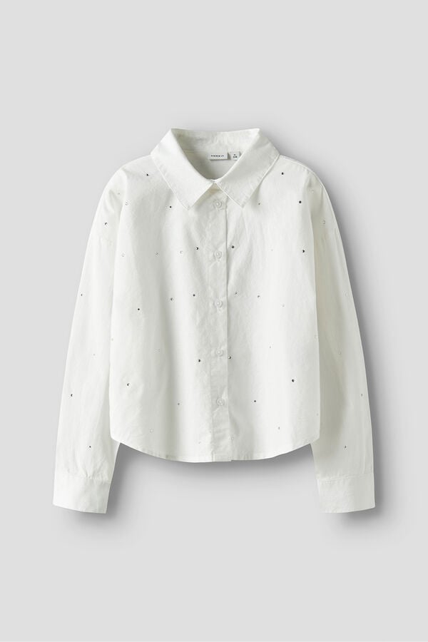 Name It Camisa de fiesta de ni&ntilde;a blanco
