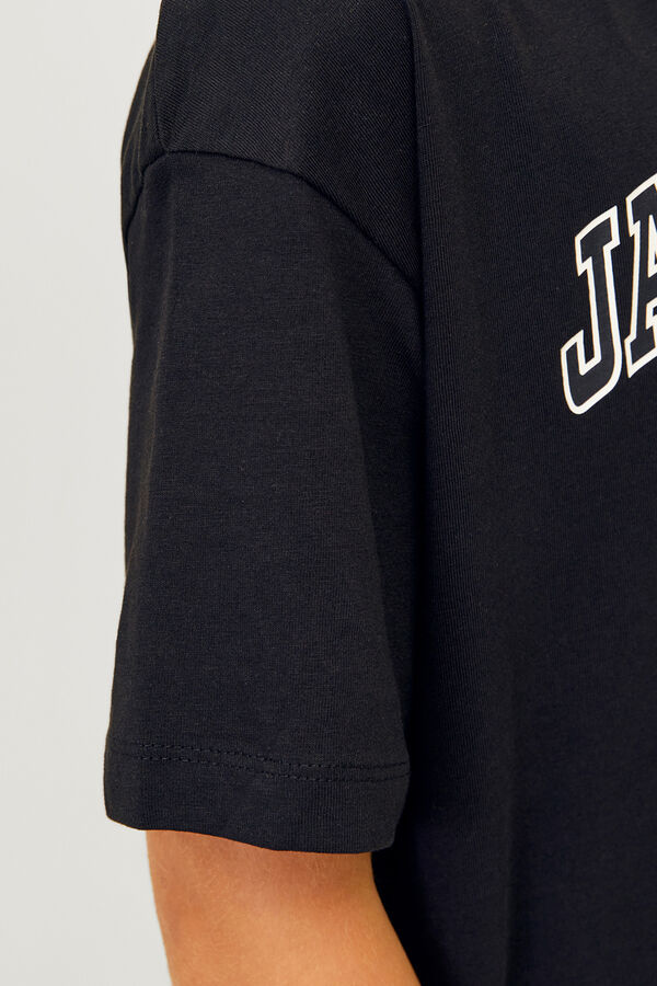 Jack & Jones Junior Camiseta estampada regular fit cinzento