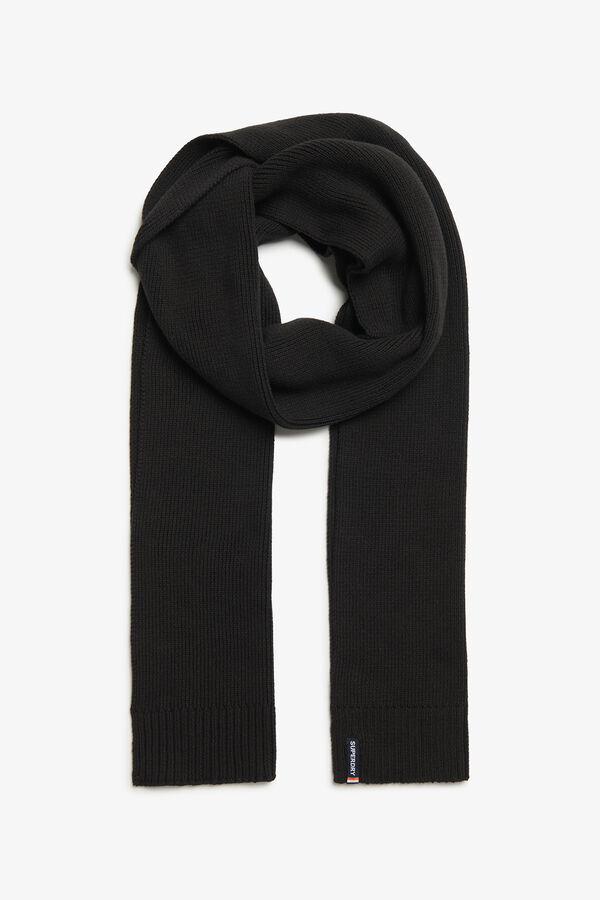 Superdry Bufanda De Punto negro