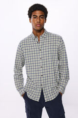 Springfield Camisa flanela xadrez branco