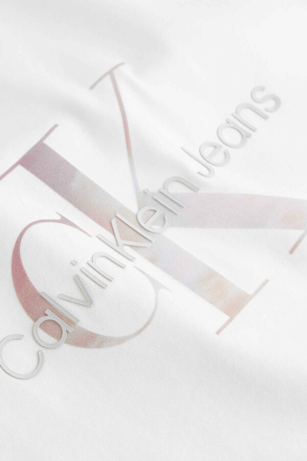 CK Jeans Vestido tipo camiseta blanco