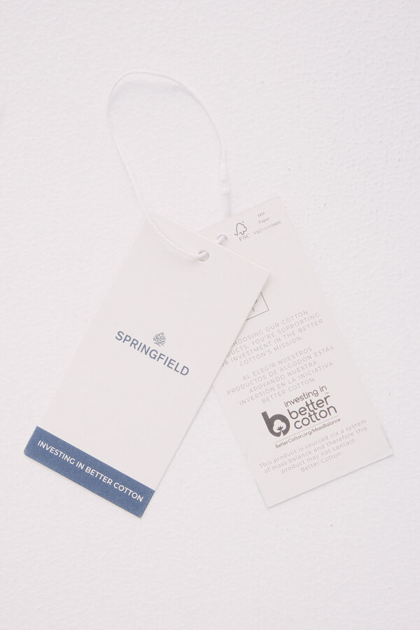 Springfield Jersey b&aacute;sico color block azul