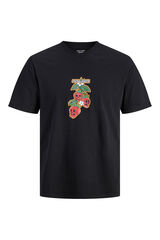 Jack & Jones T-shirt de manga curta estampada preto