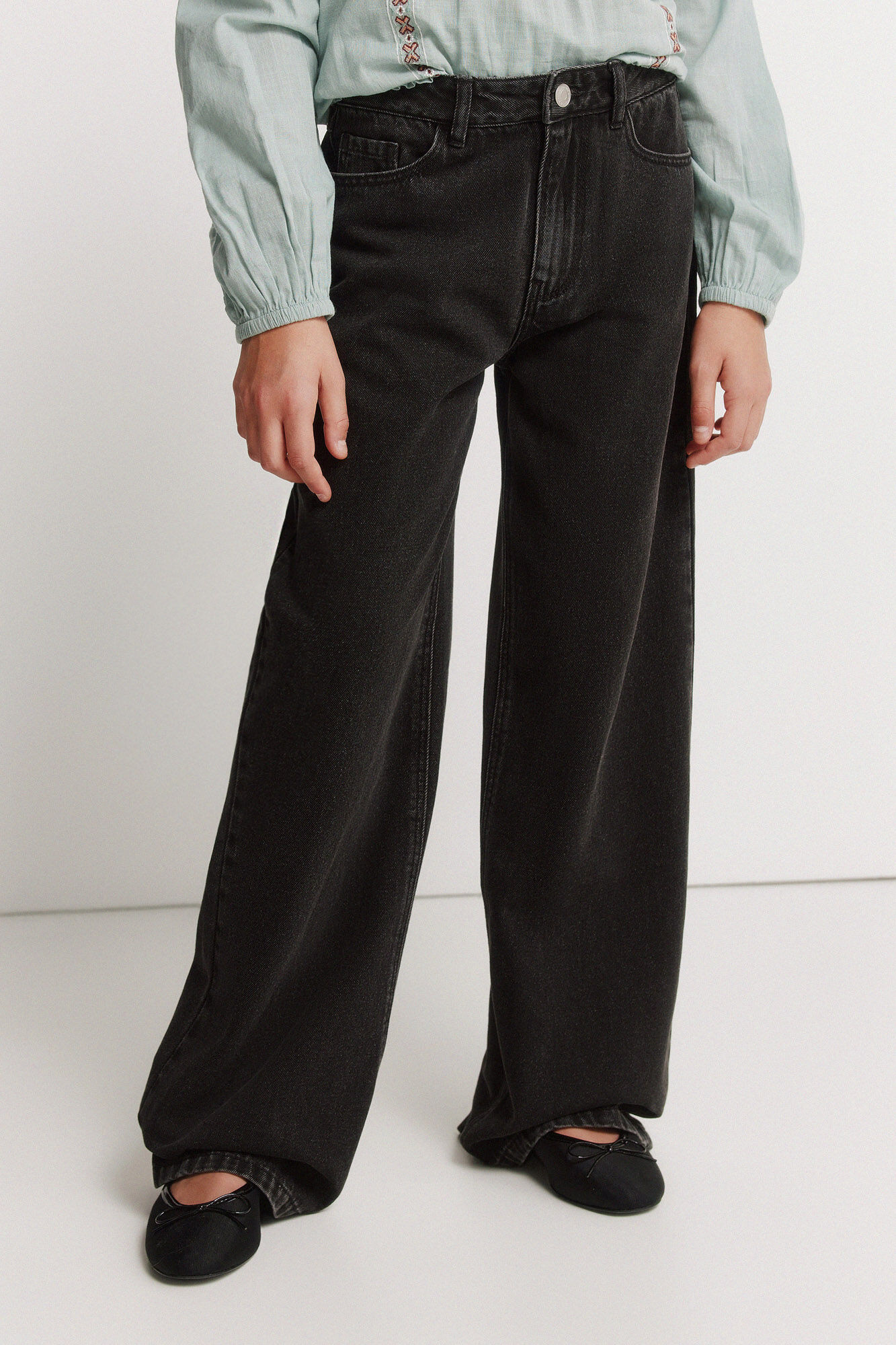Springfield Kids Jeans wideleg para menina