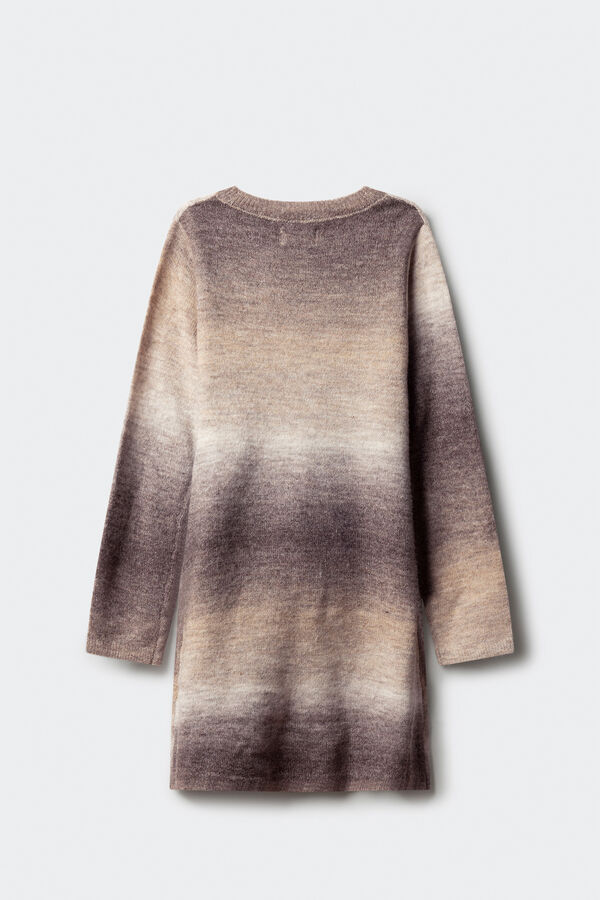 Springfield Kids Vestido rayas ni&ntilde;a beige