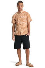 Quiksilver Camisa de manga curta cru