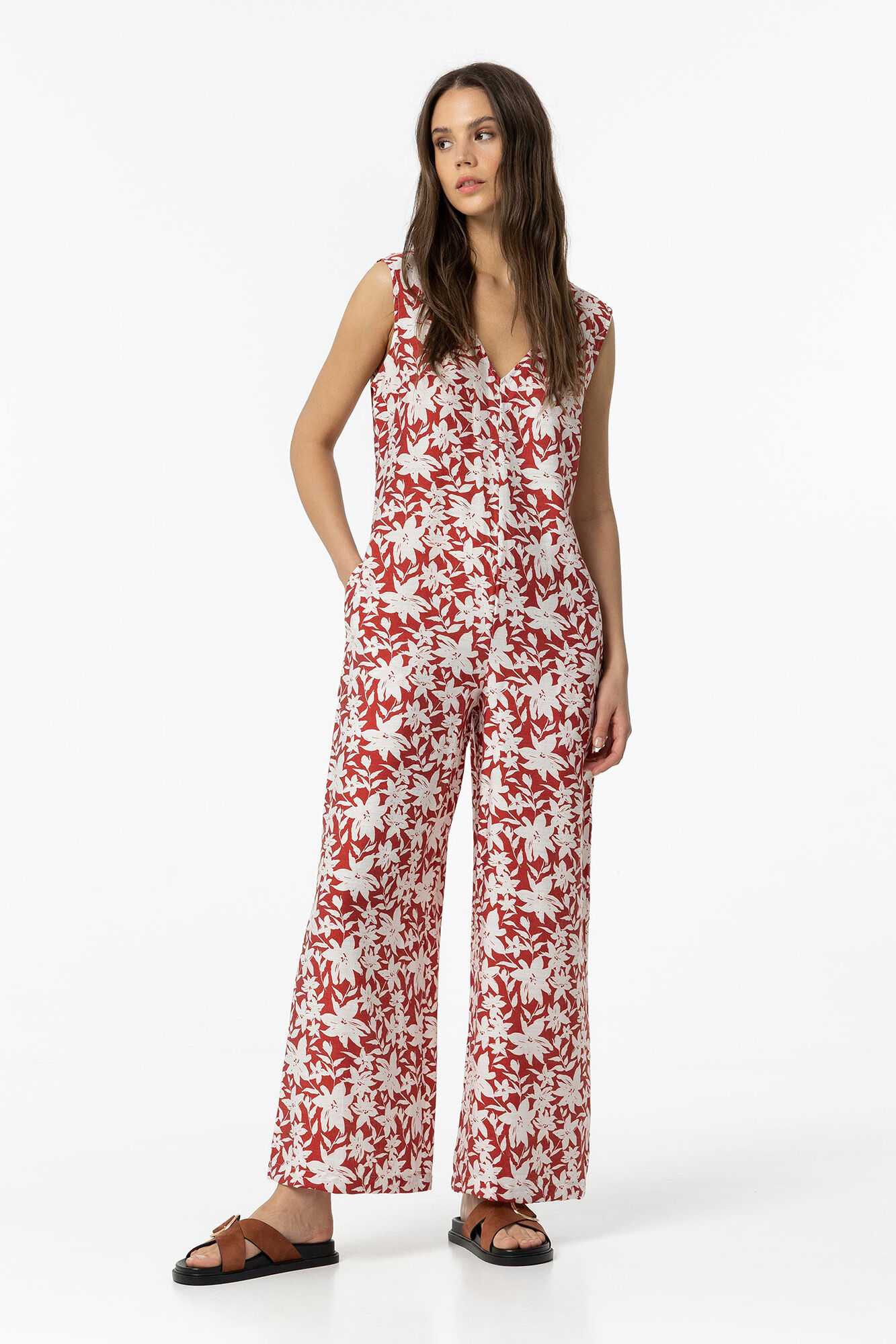 Tiffosi Macac&atilde;o estampado floral