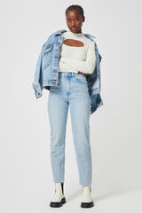 Pimkie Jeans de tiro alto mom  azul