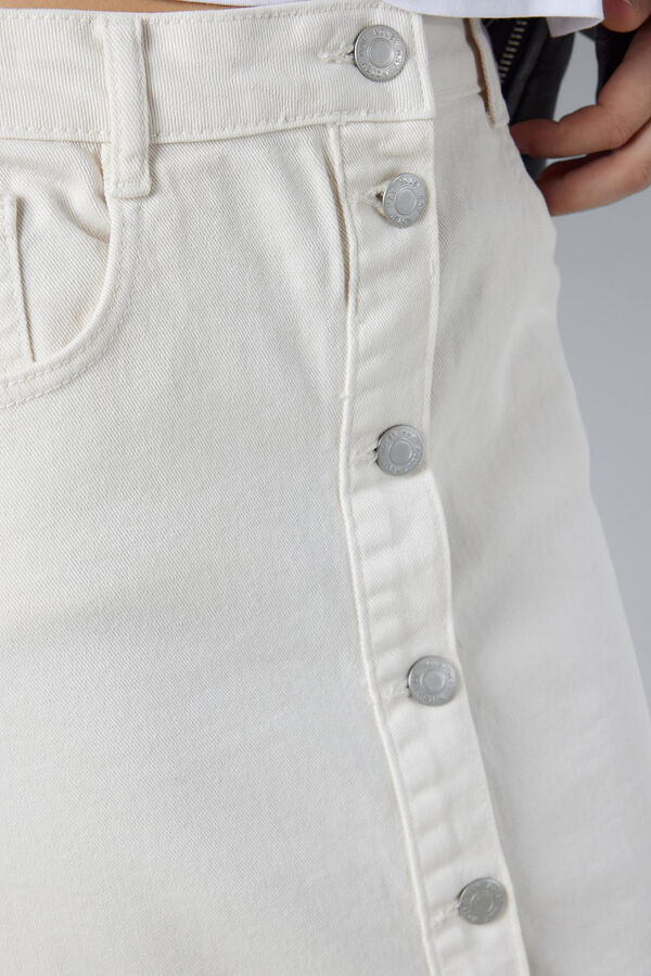 Noisy May Saia denim midi cru