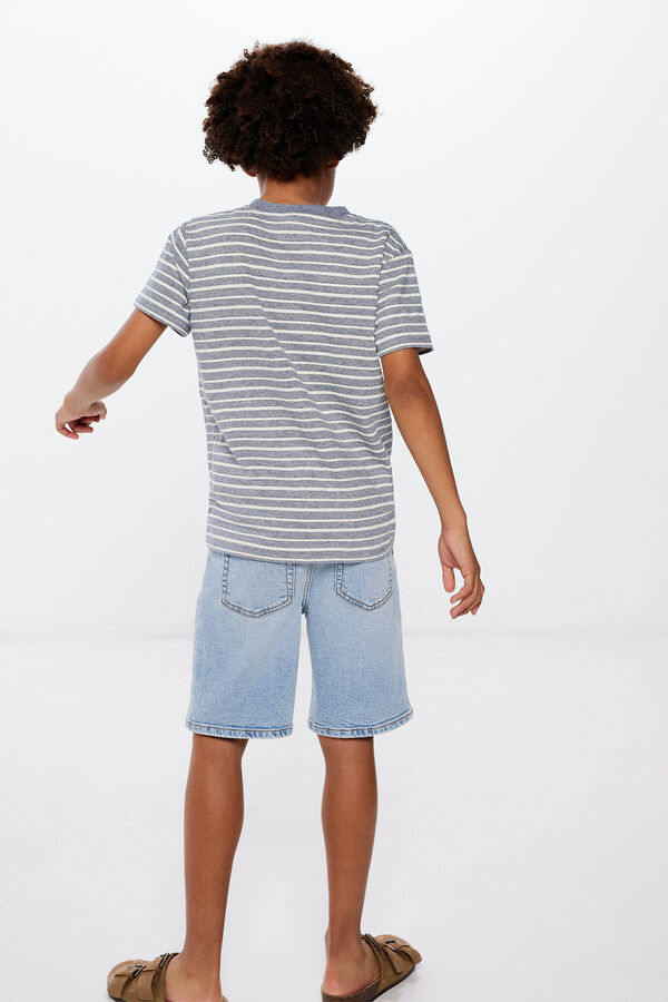 Springfield Kids Bermudas denim claro rapaz azul