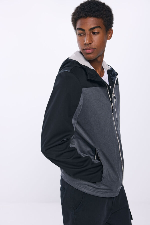 Springfield Parka t&eacute;cnica shoftshell negro