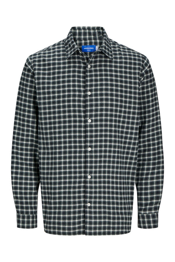 Jack & Jones Camisa flanela xadrez verde