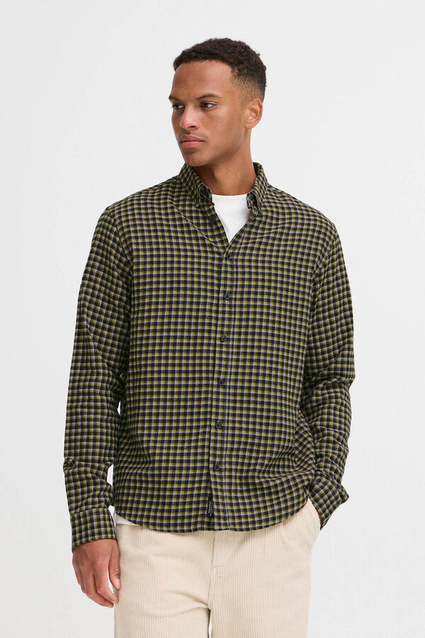 Blend Camisa de cuadros estampado