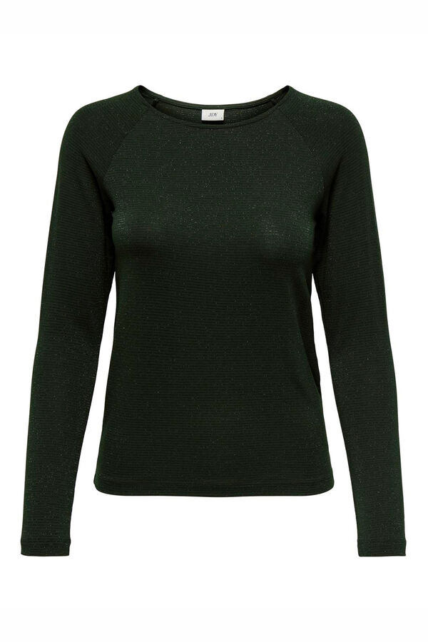 JDY T-shirt de manga comprida  verde