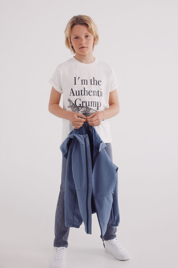 Springfield Kids Camiseta dinosaurio ni&ntilde;o marfil