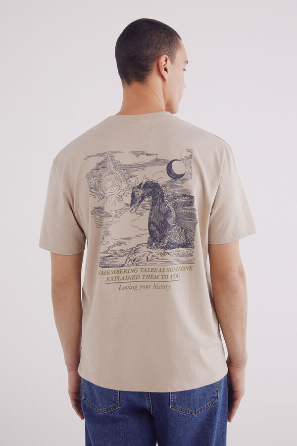 Springfield Camiseta Drag&atilde;o cru