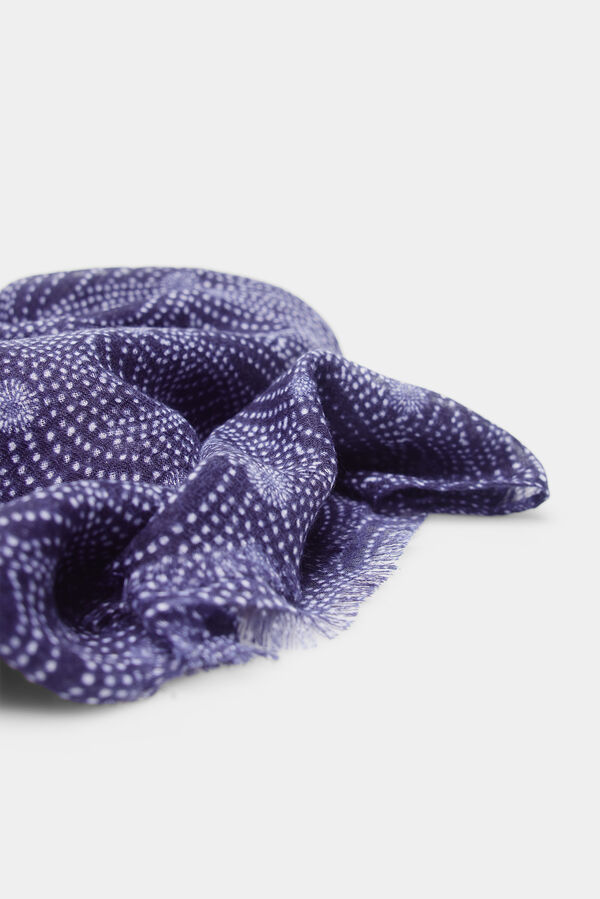 Springfield Fular espirales azul