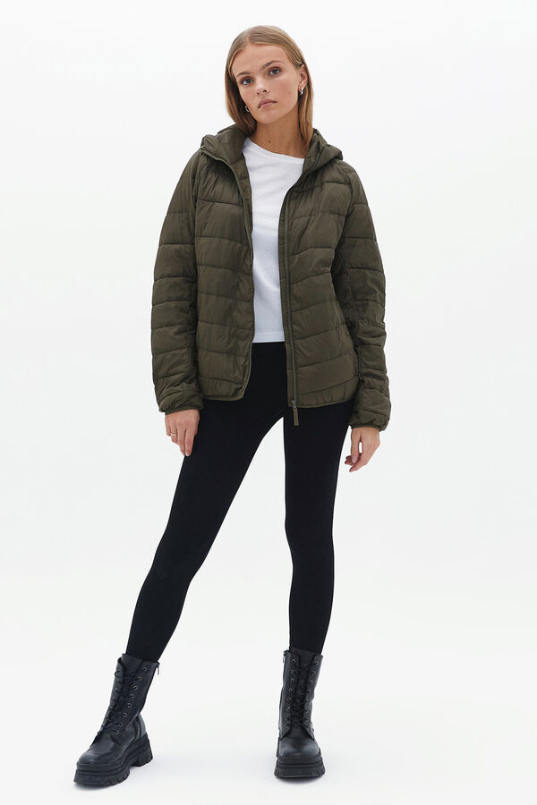 Oxxo Casaco acolchoado Caqui escuro