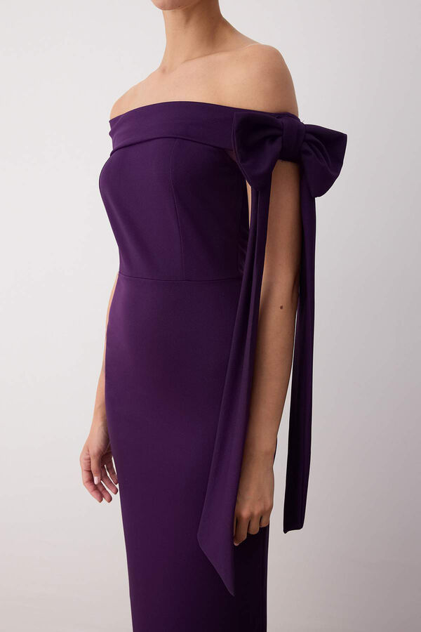 Trendyol Vestido de punto morado/lila