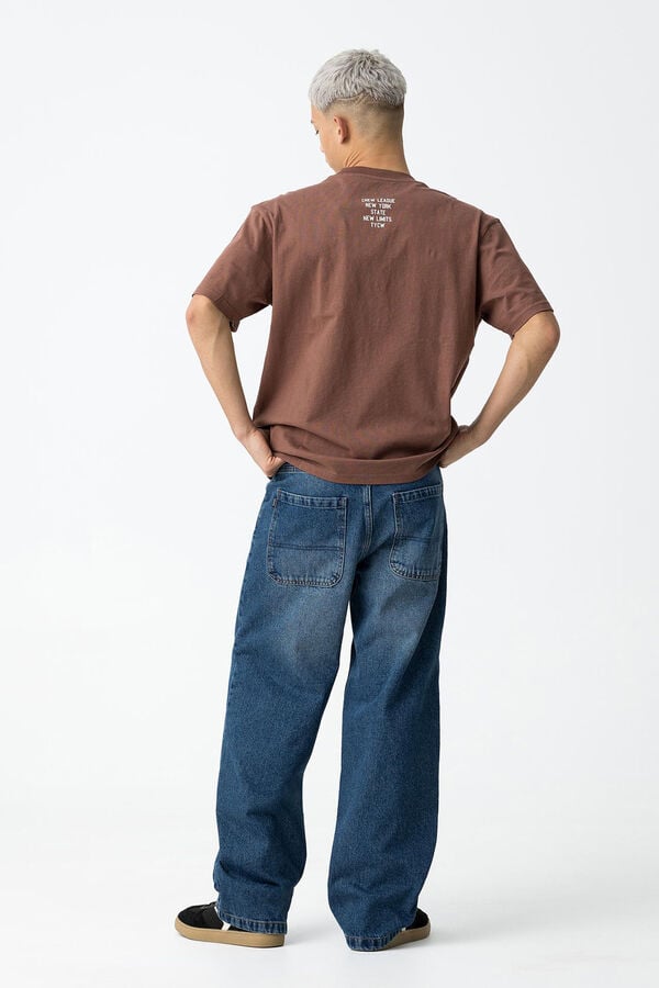 Tiffosi Young Jeans Super Baggy Fit azul