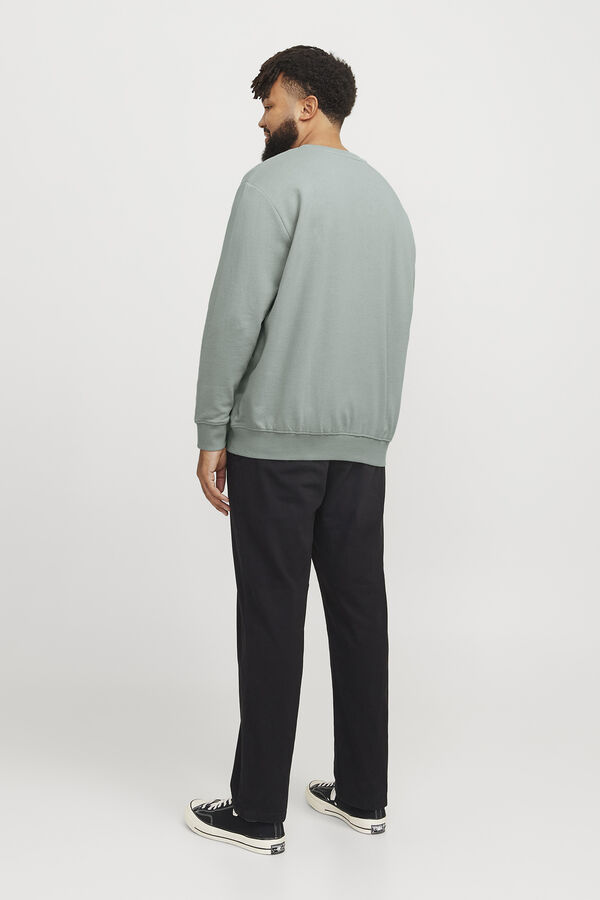 Jack & Jones PLUS Sweatshirt Plus com ajuste padrão verde