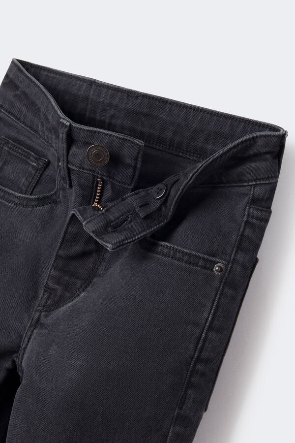 Springfield Kids Pantalón denim flare niña negro